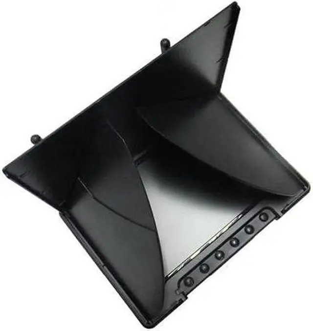 Alt view image 3 of 6 - Black Pearl RC801 FPV Monitor with DVR 5.8Ghz 40CH 7" HD Screen Diversity Receiver 1024x600 Monitor with Integrated Battery and Sunshade Hood for DJI Phantom (RPSMA ANT)