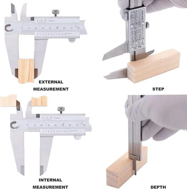 Alt view image 2 of 5 - DVLR-1205 0-12 Inch/300 mm, Inch (Fraction)/Metric, Stainless Steel