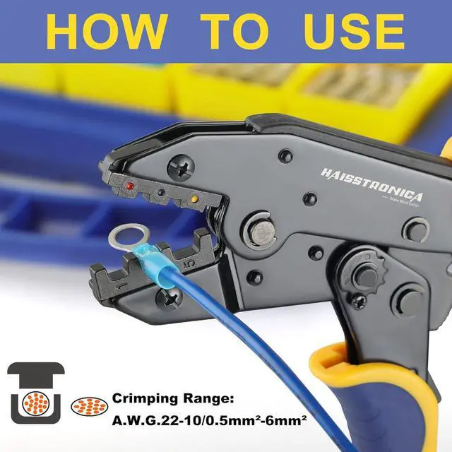 Alt view image 4 of 6 - 380PCS Marine Grade Heat Shrink Wire Connectors Set, 22-10 AWG Electrical Wire Connectors Kit,Ring Fork Butt Splice(3Color/12Size),with 9" Crimping Tools and Organizer