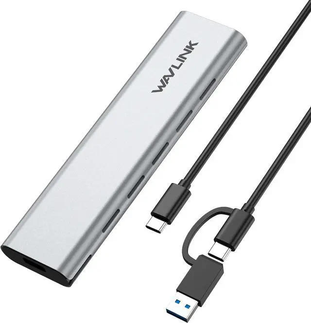Main image of 40Gbps M.2 NVMe SSD Enclosure, Tool-Free Installation, NVMe Enclosure for MacBook Compatible with Thunderbolt 4/3/USB4/3.2/3.1/3.0/2.0, Support SSD Size 2230/2242/2260/2280 B+M/M-Key, Max 8TB