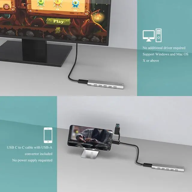 Alt view image 3 of 7 - 40Gbps M.2 NVMe SSD Enclosure, Tool-Free Installation, NVMe Enclosure for MacBook Compatible with Thunderbolt 4/3/USB4/3.2/3.1/3.0/2.0, Support SSD Size 2230/2242/2260/2280 B+M/M-Key, Max 8TB