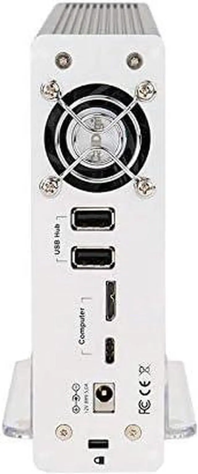 Alt view image 2 of 7 - AV Pro 2 Storage Hub USB C External Hard Drive - Charge up to 30W, Compatible with USB-C and Thunderbolt Type-C Computers (0TB Enclosure Kit)