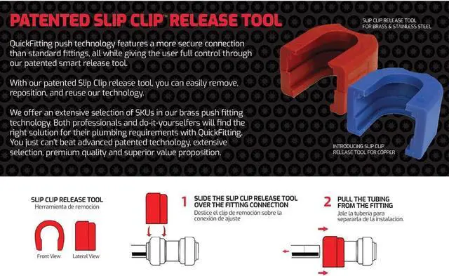 Alt view image 6 of 7 - 1/2 inch Push On Tee Connector | Patented Design for Superior Sealing | Push to Connect Brass Plumbing Pipe Fitting | for Copper, PEX and CPVC | 5-Pack Tees