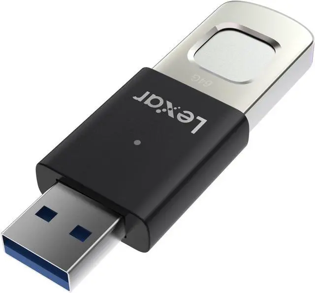 Main image of 128GB JumpDrive Fingerprint F35 PRO USB 3.2 Gen 1 Flash Drive, Up to 400/300 MB/s Read/Write, Storage Expansion and Backup, 256-bit AES & Fingerprint Encryption (LJDF35P128G-RNBNG)
