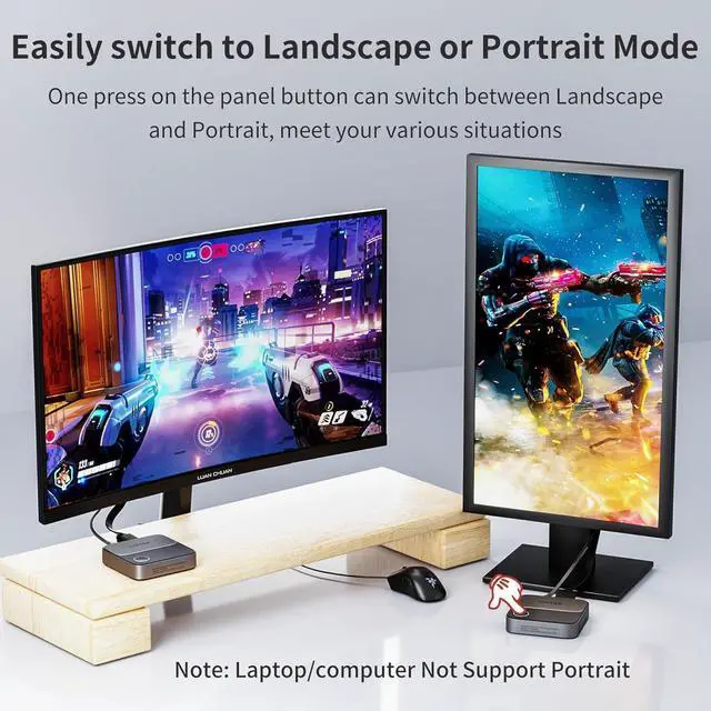Alt view image 4 of 7 - Wireless Hdmi Display Dongle Adapter - Screen Mirroring Receiver 2.4G/5G 4K TV Casting Device Screen Mirroring Adapter/Extender for Streaming Video to Monitor from Mac iOS Android Windows