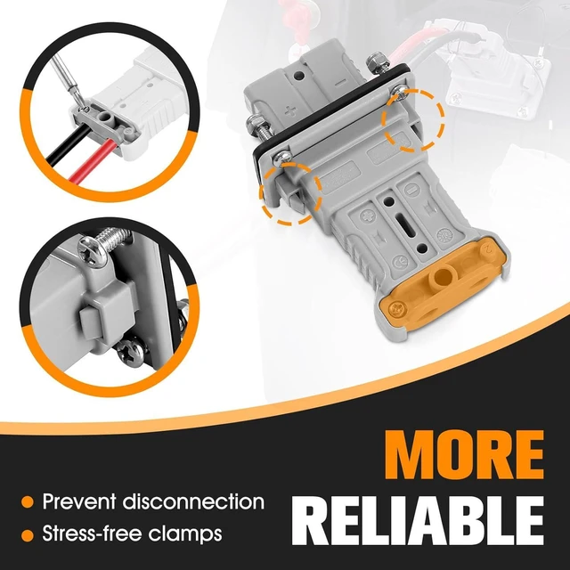 Alt view image 4 of 6 - 4-Pair IP68 Waterproof Battery Quick Connect, 50A 6-8 Gauge
