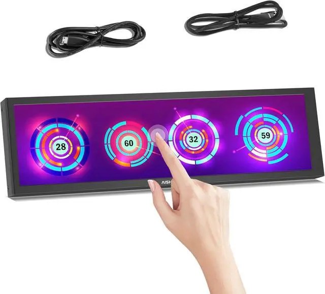 Main image of 8.8 Inch Small Touchscreen Monitor, PC Temperature Display, PC Sensor Panel Display, IPS USB Mini Screen for Raspberry Pi,AIDA64 PC CPU RAM Data Monitor, Temperature Monitor for PC ARGB Computer Case