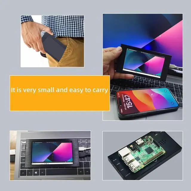 Alt view image 4 of 7 - 5 inch IPS Small Hdmi Monitor 1280 * 720 Mini LCD Screen Portable Display Monitor