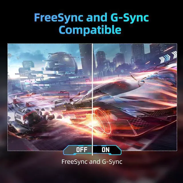 Alt view image 4 of 7 - Gaming Monitor 180Hz FHD,Fast IPS 1080P 1 ms, 128% sRGB HDR10,Freesync HDMI x 2 /DP x 1 VESA Tilt Adjustable Xbox PS5 Switch (HDMI Cable Included)