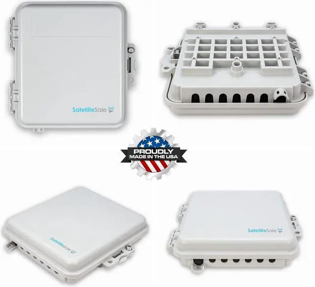 Alt view image 7 of 7 - Weatherproof Junction Box Heavy Duty Enclosure 12x12x3 Inches UV-Rated Thermoplastic Alloy Made in USA