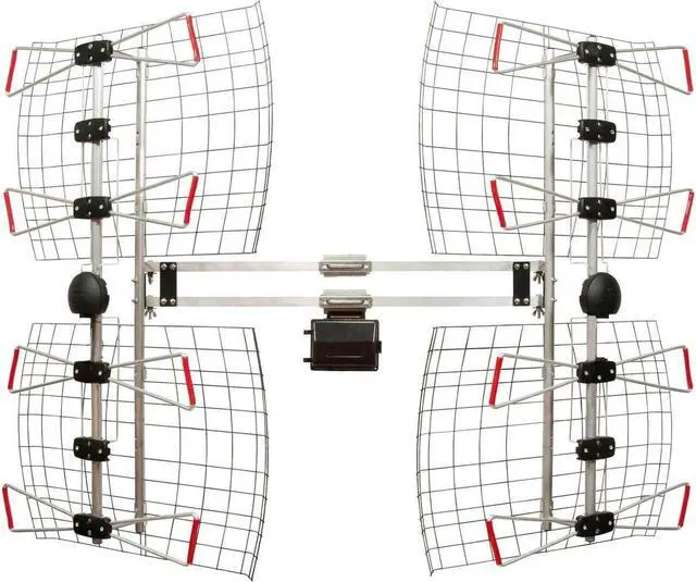 Main image of 8-Element Bowtie UHF Outdoor HDTV Antenna, Multi-Directional, 70+ Mile Range, 4K 8K UHD NEXTGEN TV  w/All-Weather Mounting Hardware