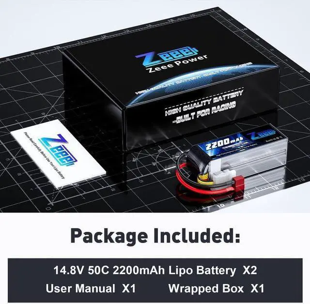 Alt view image 6 of 6 - 4S Lipo Battery 2200mAh 14.8V 50C Soft Pack RC Battery with Deans T Connector for RC Car Boat Truck Helicopter Airplane UAV Drone FPV RC Hobby (2 Pack)