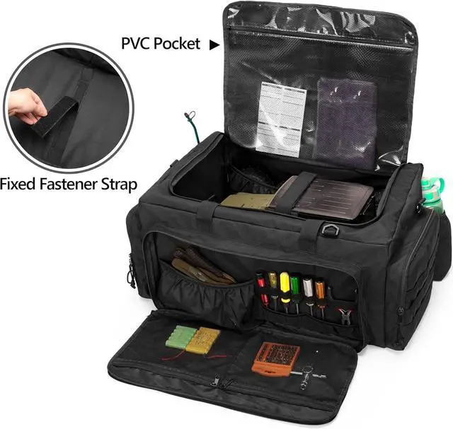Alt view image 2 of 7 - RC Car Bag for 1/8 and 1/10 Car, RC Carry Case Compatible with Traxxas 1/8 Car, Multi-Pockets to Store Tools and Other Accessories, Adjustable Shoulder Strap for Easy Carrying (Patent Design)
