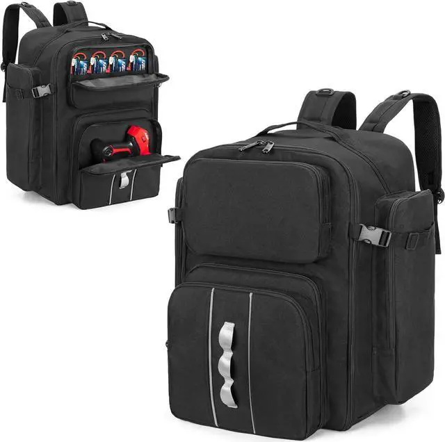 Main image of RC Backpack for 1/10 Car, RC Storage Bag with Multi Pockets for Tools and Other Accessories, Easy Carrying with Adjustable Shoulder Strap (Patent Design)