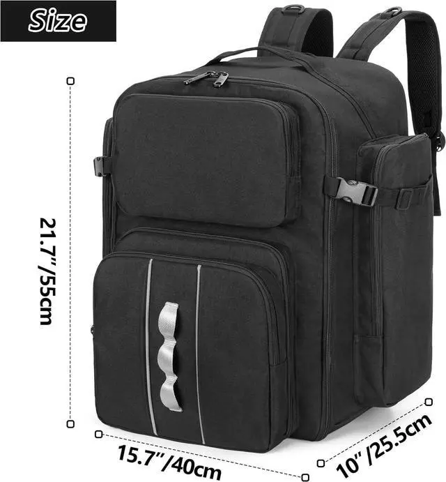 Alt view image 6 of 7 - RC Backpack for 1/10 Car, RC Storage Bag with Multi Pockets for Tools and Other Accessories, Easy Carrying with Adjustable Shoulder Strap (Patent Design)