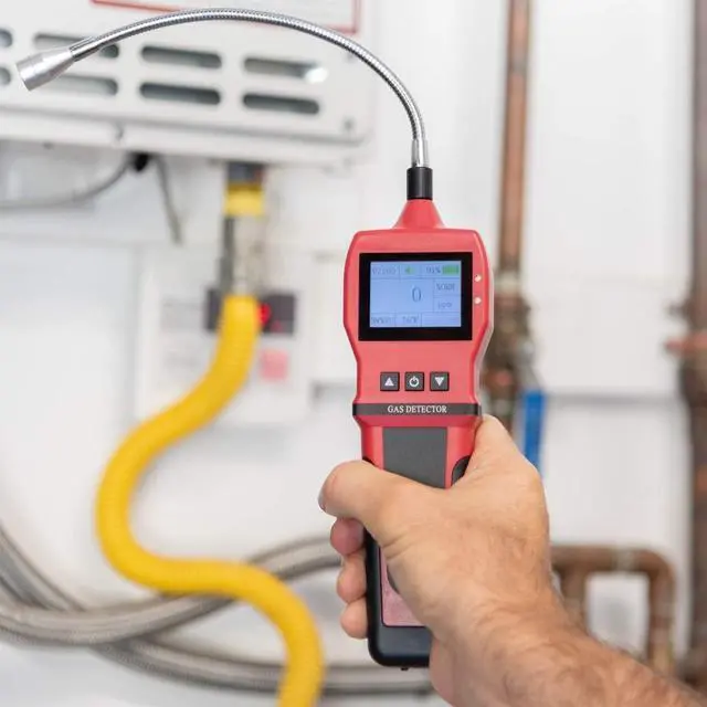Alt view image 4 of 6 - Leak Detector by Forensics | 0-10,000ppm | Water, Dust & Explosion Proof | Li-Ion Battery | Natural Gas, Propane, Methane & Combustibles | RED Color