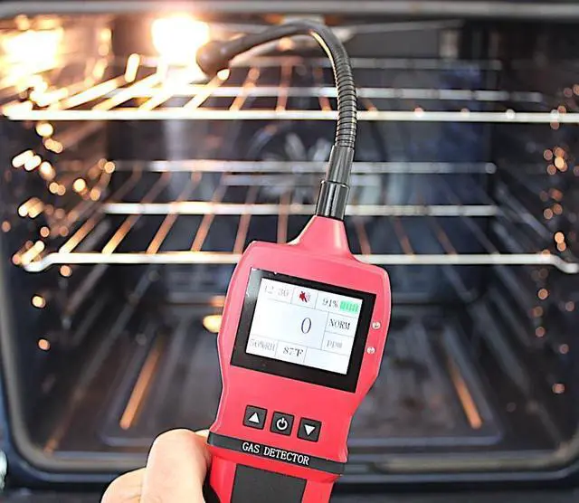 Alt view image 5 of 6 - Leak Detector by Forensics | 0-10,000ppm | Water, Dust & Explosion Proof | Li-Ion Battery | Natural Gas, Propane, Methane & Combustibles | RED Color