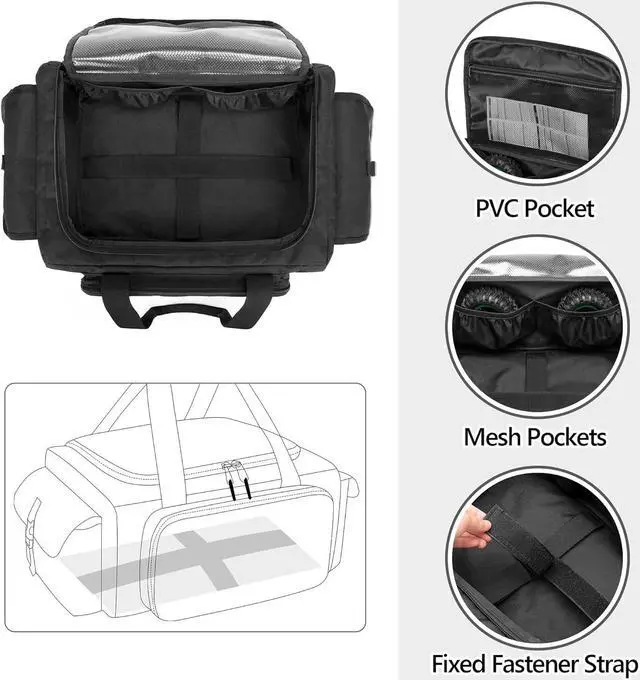Alt view image 2 of 7 - RC Storage Bag for 1/14, 1/16 and 1/18 Car, RC Carry Case with Tool pockets for Easy Storage and Transport (Patent Design)