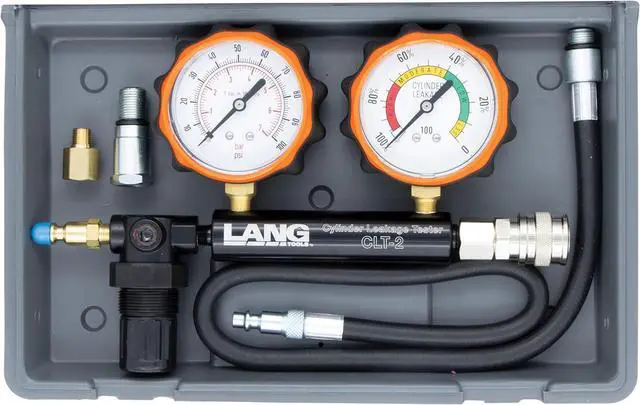 Alt view image 3 of 6 - CLT-2 100 PSI Cylinder Leakage Tester with 2 Gauges, One Size