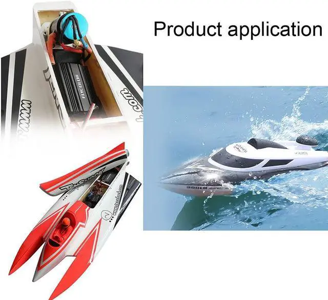 Alt view image 7 of 7 - 90A Waterproof Brushless ESC Electronic Speed Controller with 5.5V/5A BEC and XT90 4.0mm Banana Head Connector for Model Ship RC Boat