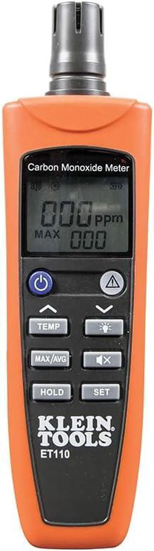 Alt view image 5 of 7 - ET110 CO Meter, Carbon Monoxide Tester and Detector with Exposure Limit Alarm, 4 x AAA Batteries and Carry Pouch Included