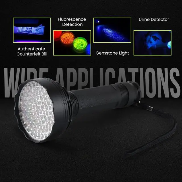 Alt view image 5 of 7 - AC Leak Detector Kit Automotive, Refrigerant Freon Leak Detector with AC UV Light and Protective Glasses, LB01