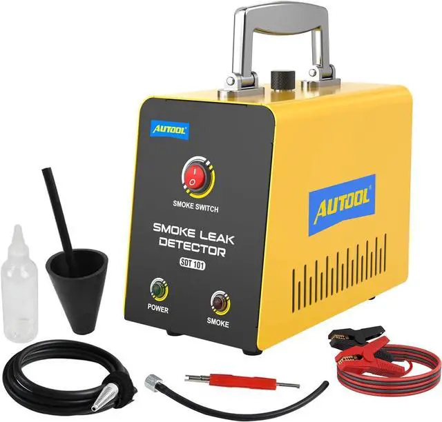 Main image of Automotive Smoke Machine Leak Detector,Evap Vacuum Smoke Diagnostic Tester,Pipeline Fuel Leakage Detector Compatible with 12V Cars, Trucks, Motorcycle, ATV, Boats, Snowmobiles