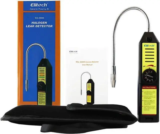 Alt view image 6 of 6 - Refrigerant Leak Detector AC Freon Leak Sniffer R22 R410A R134A R1234YF, WJL-6000S (5PCS)