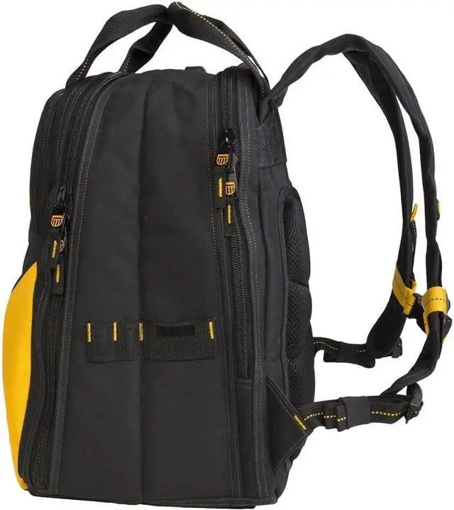 Alt view image 7 of 7 - 33 Pocket Lighted Usb Charging Tool Backpack