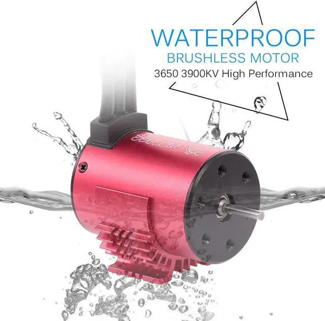 Alt view image 7 of 7 - Surpass Hobby 3650 Brushless Motor and ESC Combo, 3900KV Brushless Motor and 60A ESC for 1/10 Scale RC Car Truck Indispensable Accessory for Modification Enthusiasts