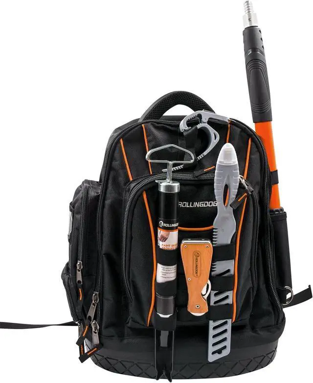 Alt view image 3 of 7 - Painter Backpack-Heavy Duty Tool Bag,Tool Backpack, Fits All the Painting and DIY Tool In,Easy to Carry Tool Organizers