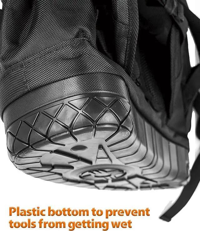 Alt view image 6 of 7 - Painter Backpack-Heavy Duty Tool Bag,Tool Backpack, Fits All the Painting and DIY Tool In,Easy to Carry Tool Organizers