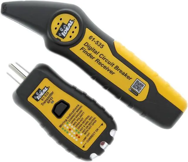 Main image of Ideal Electrical 61-535 Digital Circuit Breaker Finder with Digital Receiver and GFCI Circuit Tester