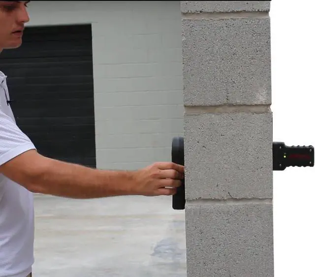 Alt view image 4 of 4 - XR1000-K2 Revolutionary for Reference Point Locator, Magnespot XR1000 W/Receiver, Transmitter & 9V Alkaline Batteries, Wall or Floor Drill spot Locator. for Drilling and coreing