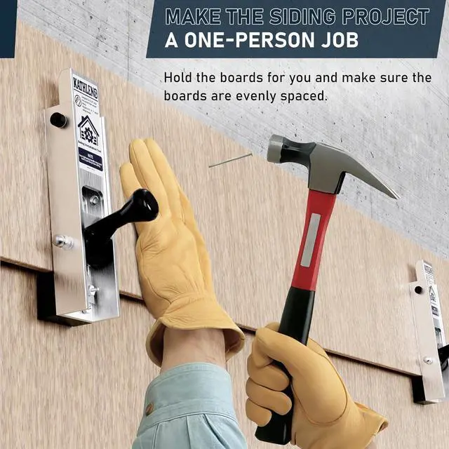 Alt view image 2 of 6 - Siding Installation Tools, Siding Mounting Kit for Use with 5/16-Inch Fiber Cement Siding, Siding Tools Lap Siding Gauge with Adjustable Reveals, Hardie Siding Tools, Aluminum Body, 2 Packs