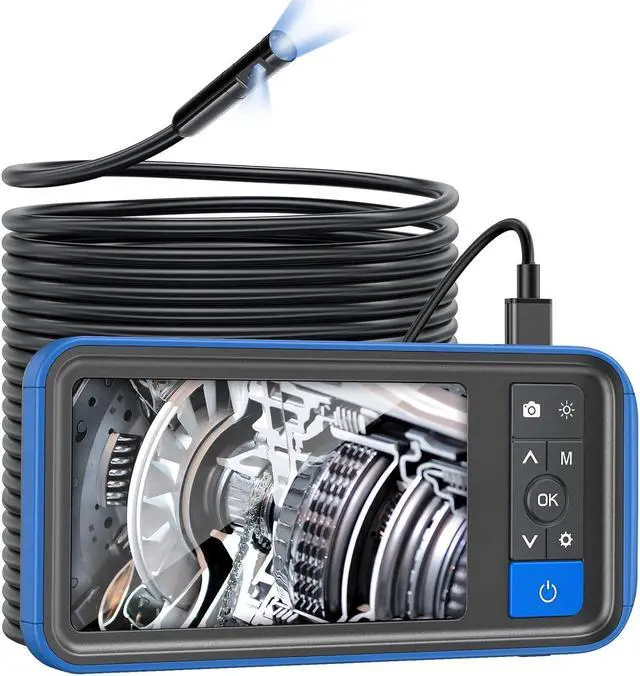 Main image of 50ft Sewer Camera, Teslong 1080P Drain Plumbing Snake Inspection Camera with Light, 50 ft Flexible Borescope Endoscope Duct Fiber Optic Scope Cam