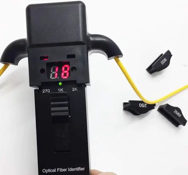 Alt view image 4 of 6 - JW3306B Live Optical Fiber Identifier with Wave Respond 800-1700nm All-Metal Enclosure Singe Power Test Rang: -50~10dBm