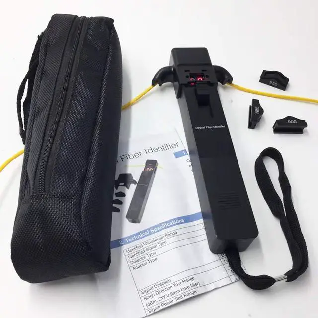 Alt view image 6 of 6 - JW3306B Live Optical Fiber Identifier with Wave Respond 800-1700nm All-Metal Enclosure Singe Power Test Rang: -50~10dBm