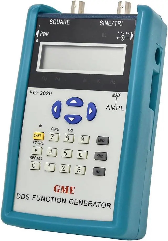 Main image of FG-2020 20MHz Handheld Portable High Precision Dual Channel DDS Signal Function Generator, Designed and Engineered in the USA
