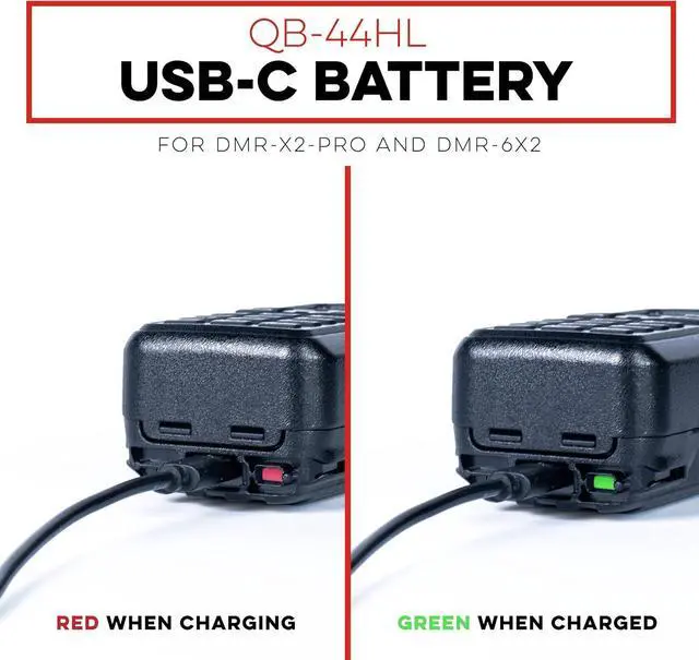 Alt view image 2 of 7 - DMR-6X2 PRO DMR & Analog Two-Way Radio (Bluetooth + GPS) USB-C Battery  7W VHF/UHF (136-174MHz & 400-480MHz), Encryption, Talker Alias, APRS, Roaming, Voice Recording, with Accessory Kit