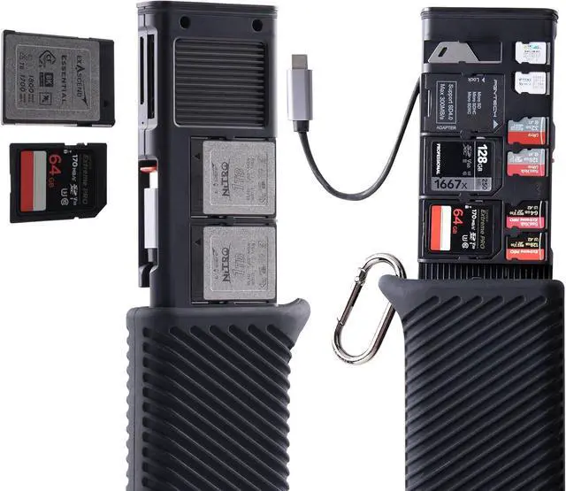 Main image of Createmate CFexpress Type B Card Reader Case USB 3.2 Gen 2 10Gbps SD Card Reader for Photographers