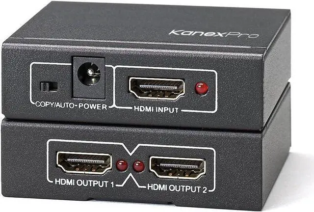 Main image of Kanex Pro SP-HD1X24K 4K HDMI 2-Port Splitter,BLACK
