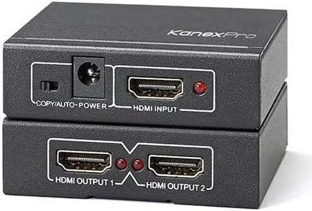 Alt view image 3 of 3 - Kanex Pro SP-HD1X24K 4K HDMI 2-Port Splitter,BLACK