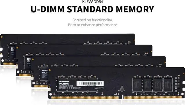 Alt view image 2 of 7 - DDR4 32GB (2x16GB) 3200MHz CL21 1.2V UDIMM Desktop Ram Memory (KD4AGUA80-32N220D)
