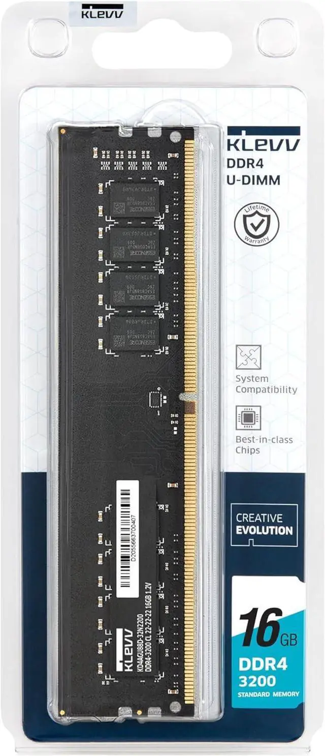 Alt view image 6 of 7 - DDR4 32GB (2x16GB) 3200MHz CL21 1.2V UDIMM Desktop Ram Memory (KD4AGUA80-32N220D)