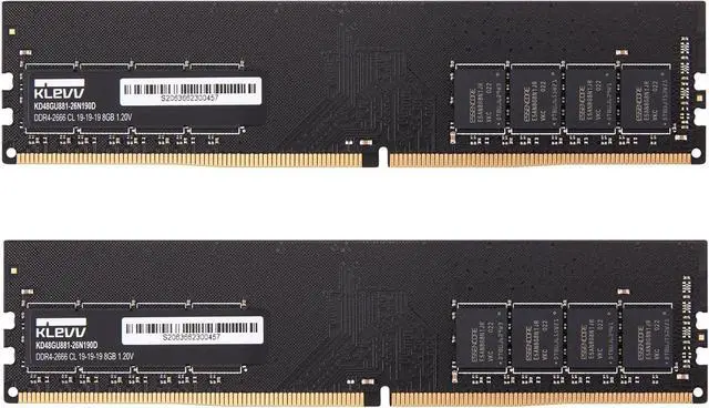 Alt view image 7 of 7 - DDR4 32GB (2x16GB) 3200MHz CL21 1.2V UDIMM Desktop Ram Memory (KD4AGUA80-32N220D)