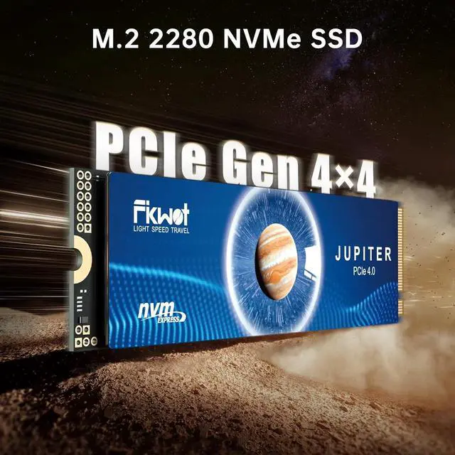 Alt view image 3 of 7 - FX991 M.2 SSD 2TB NVMe SSD M2 2280 PCIe Gen 4x4, Read Up to 7300MB/s, Internal Solid State Drive for PS5 Laptop Desktop 3D QLC NAND