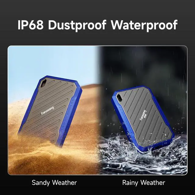 Alt view image 4 of 7 - 2TB Extreme Portable SSD, Up to 2000MB/s USB 3.2 Gen2, IP68 Water and Dust Resistance, External Solid State Drive Reliable Storage for Professionals, Creatives, and Engineers