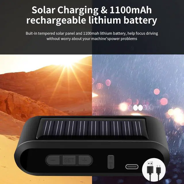 Alt view image 2 of 7 - Tire Pressure Monitoring System RV Solar Wireless TPMS High Brightness for Trailer Travel Motorhome(0~199PSI) with 6 Sensors, 5 Alarm Modes Tire Pressure Monitor Real-time Alarm System