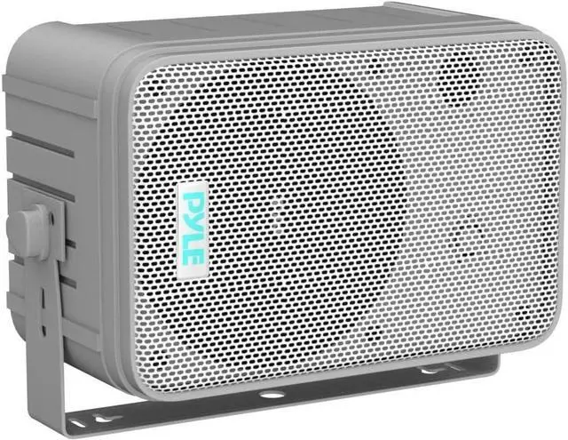 Alt view image 4 of 7 - Indoor / Outdoor Waterproof Speaker System - 5.25 Inch Pair of Weatherproof Wall/Ceiling Mounted Speakers with Heavy Duty Mesh Covers, 200 Watts RMS, Universal Mount - PDWR40W (White)